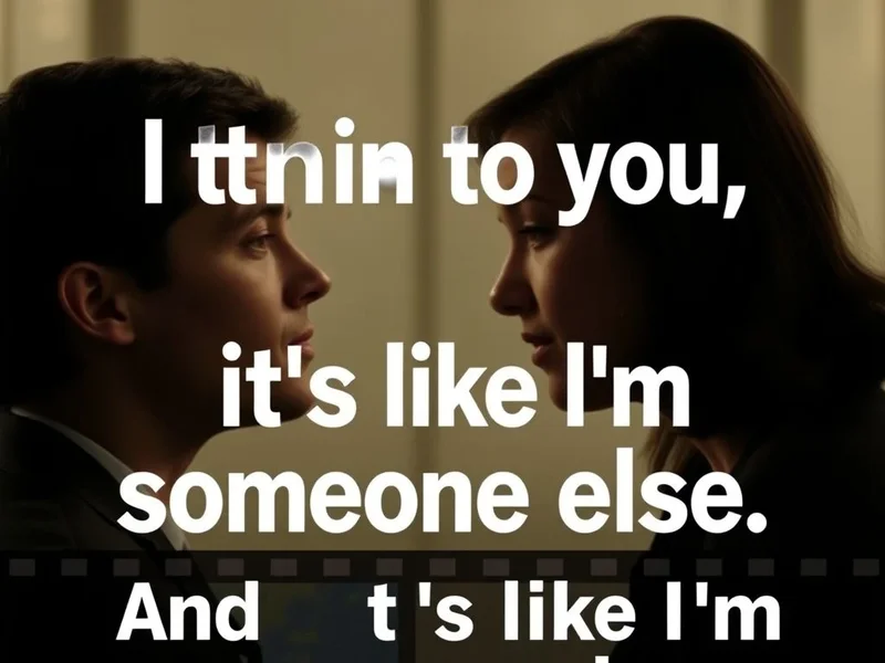 Learning English with the quote 'I think of you, and it's like I'm someone else.'