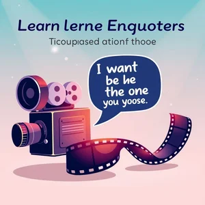 Aprenda Inglês com a Citação de Filme I want to be the one you choose