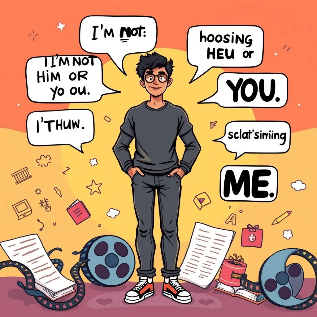 Aprenda Inglês com "I'm not choosing him or you. I'm choosing me"