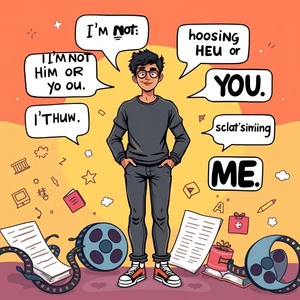 Aprenda Inglês com "I'm not choosing him or you. I'm choosing me"
