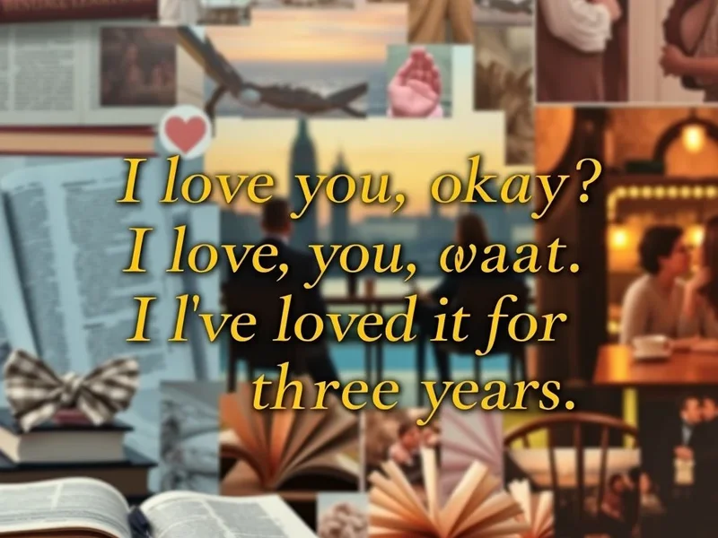 Phân tích 'I love you, okay? I love you. I've loved you for three years.' để học tiếng Anh