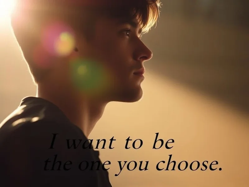 Learn English with the quote: I want to be the one you choose.