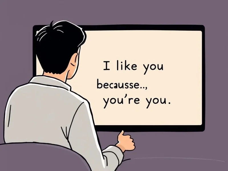 Understanding 'I like you because you're you.' for English Learning