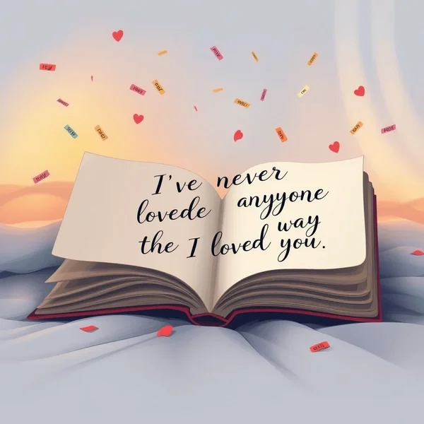 Learn English with the quote I've never loved anyone the way I loved you. from The Notebook