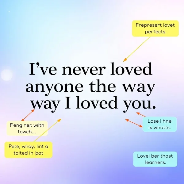 Learn English with the quote I've never loved anyone the way I loved you. from The Notebook