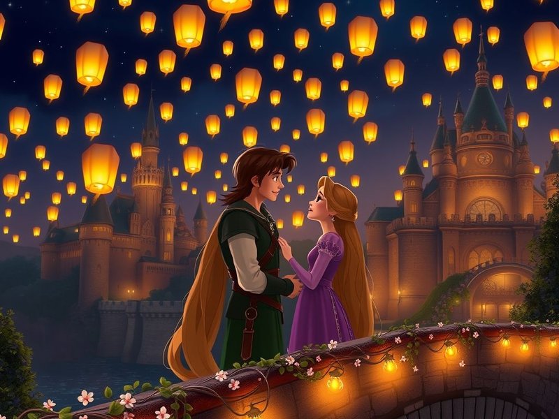 Image of Rapunzel and Flynn Rider with the quote "You are my new dream." superimposed