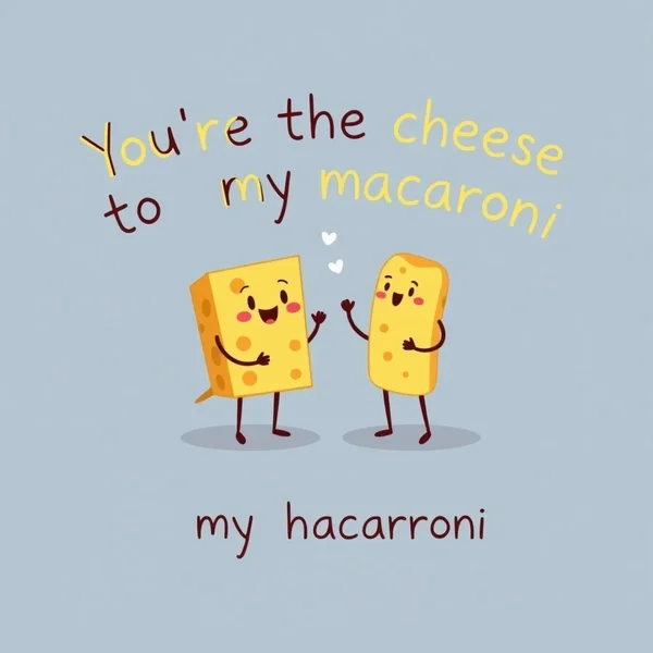 Learning English with the movie quote 'You're the cheese to my macaroni.'