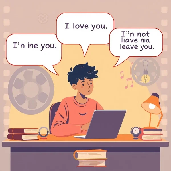 Learn English with the quote 'I love you. I’m not gonna leave you.'