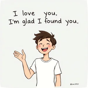 Aprende inglés con el poder de "I love you. I'm glad I found you"