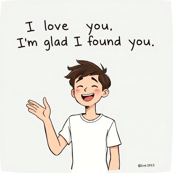 Aprende inglés: Entendiendo "I love you. I'm glad I found you."