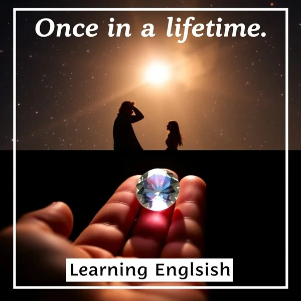 O significado de 'You are my once in a lifetime.'