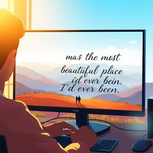 Aprende inglés con la cita “It was the most beautiful place I’d ever been”