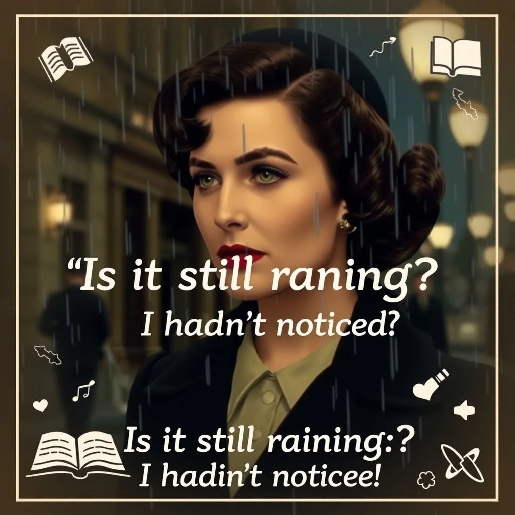 Aprende inglés con Ilsa Is it still raining? I hadn't noticed.