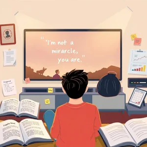 Aumente seu inglês com a citação I’m not a miracle, you are.