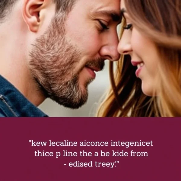 Image of a couple looking at each other, symbolizing the movie quote "I know there’s something that can’t be explained, and that’s you."