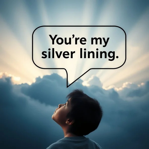 Comprendiendo la cita de película "You're my silver lining." para estudiantes de inglés