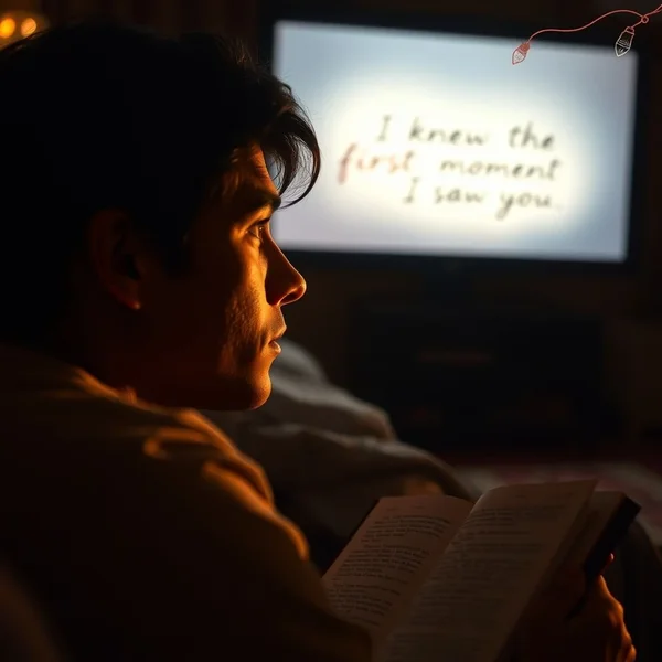 Aprende inglés con la cita: I knew from the first moment I saw you.