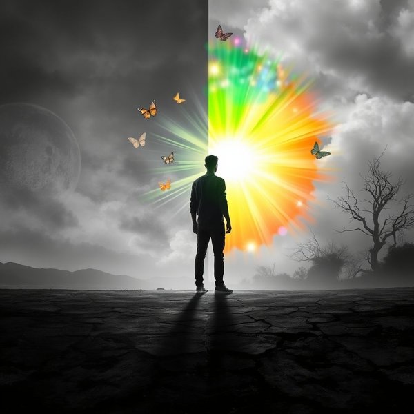 My world was black and white before I met you. - Visualizing Transformation