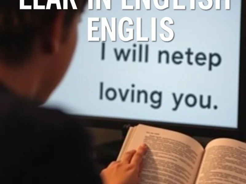 Learn English with the phrase "I will never stop loving you."