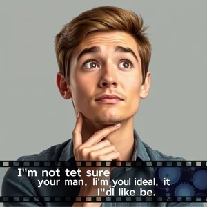 Nắm vững sắc thái tiếng Anh qua 'I'm not sure if I'm your ideal man, but I'd like to be.'