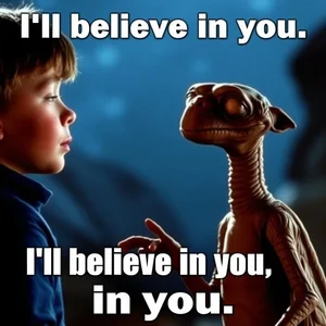 Học Tiếng Anh Qua Lời Hứa 'I'll Believe In You All My Life, Every Day, E.T.'