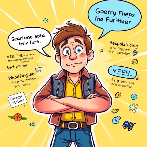 Image of George McFly with the quote "I'm your density. I mean, your destiny."