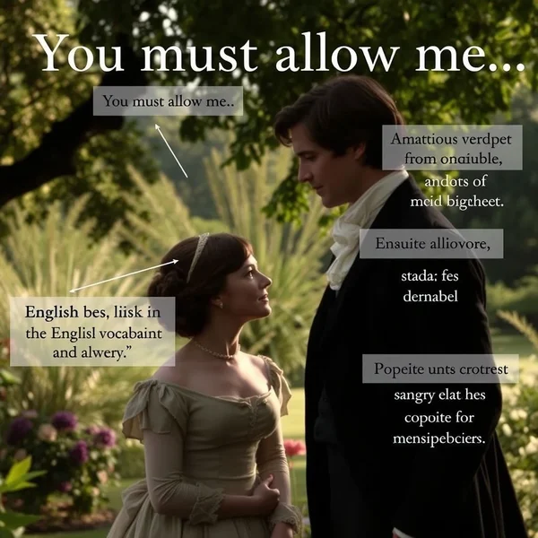 Deconstruyendo la declaración completa del Sr. Darcy: You must allow me to tell you how ardently I admire and love you.