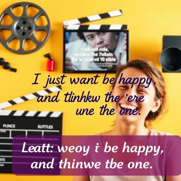 Learn English: I just want to be happy, and I think you're the one. Explained