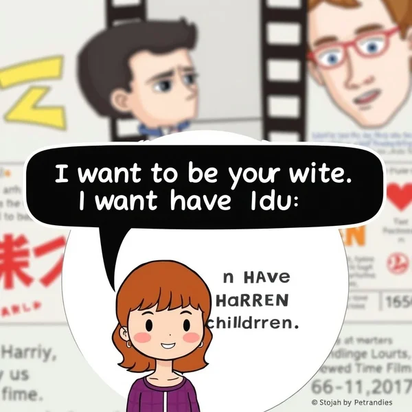 Learn English with the quote: I want to be your wife. I want to have your children. from When Harry Met Sally...