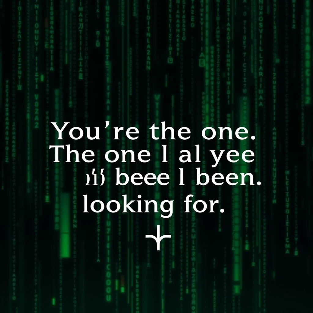 Mở Khóa Bí Mật Tiếng Anh qua "You’re the one. The one I’ve been looking for."