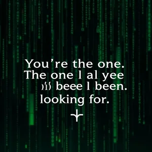 Mở Khóa Bí Mật Tiếng Anh qua "You’re the one. The one I’ve been looking for."