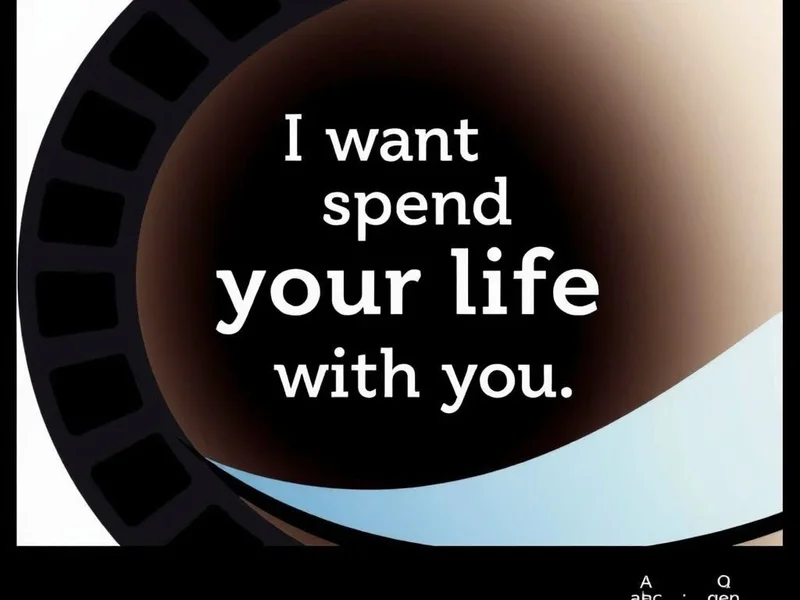Học tiếng Anh: I want to spend my life with you.