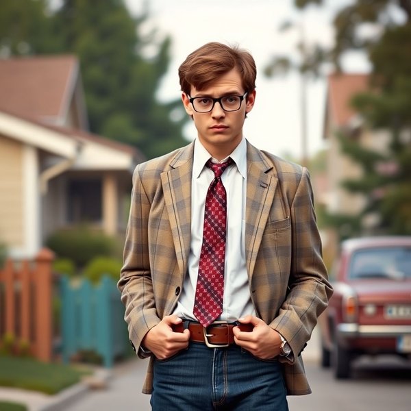 Image of George McFly with the quote "I'm your density. I mean, your destiny."