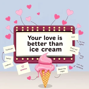 Your love is better than ice cream Phân tích cho người học tiếng Anh