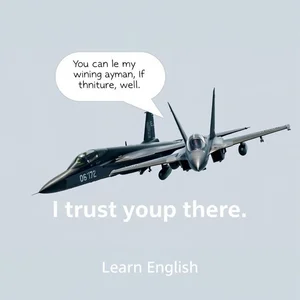Inglés de la vida real con "You can be my wingman anytime, Maverick, I trust you up there"