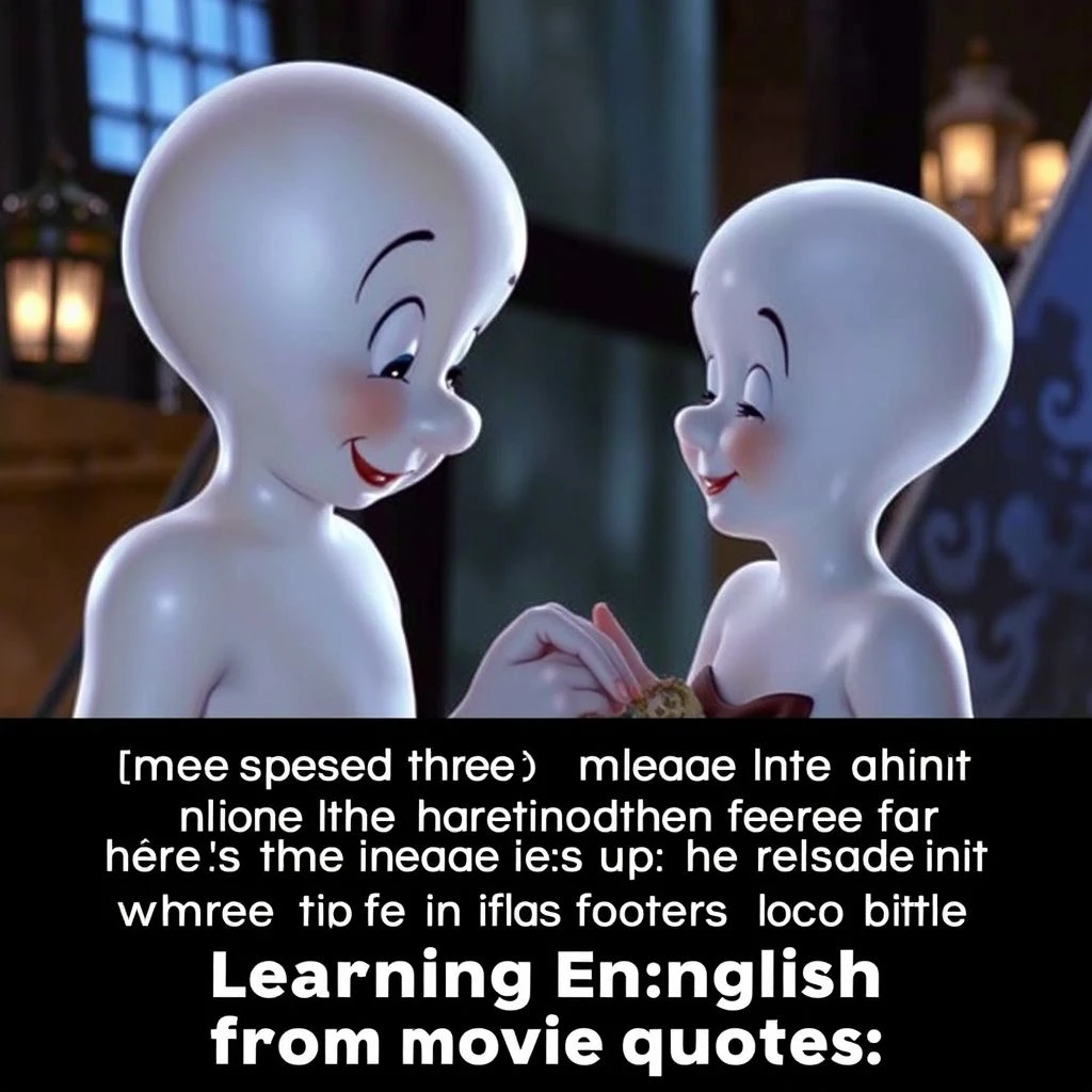 Aprende inglés con You're the only real friend I ever had, Casper, I mean it.