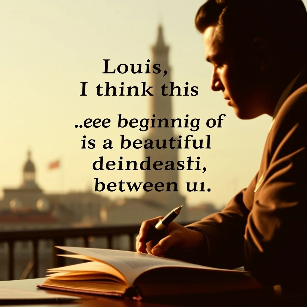 Desentraña "Louis, I think this is the beginning of a beautiful friendship between us." y aprende inglés