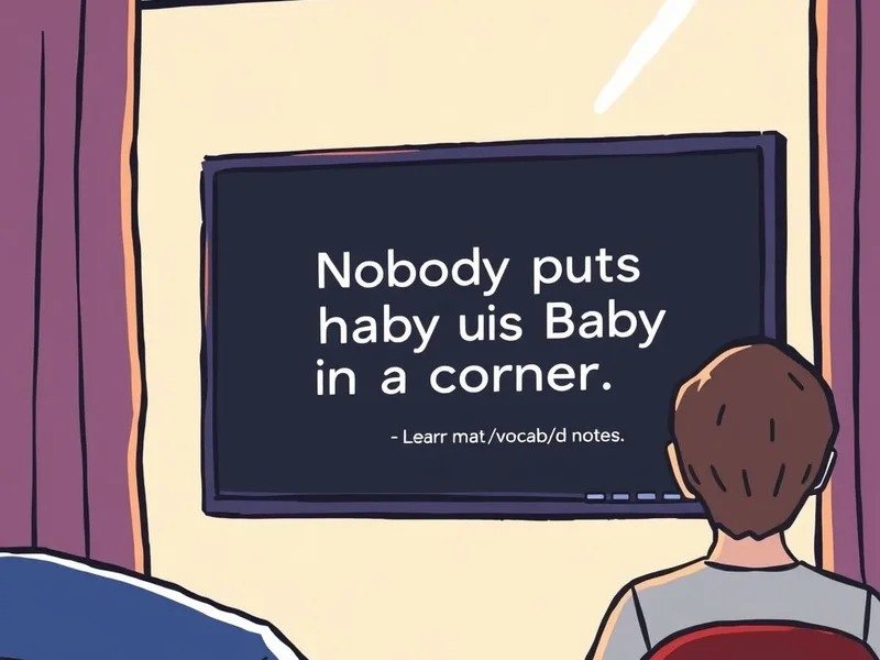 Tìm hiểu Tiếng Anh: Nobody puts Baby in a corner, especially when her friends are around.