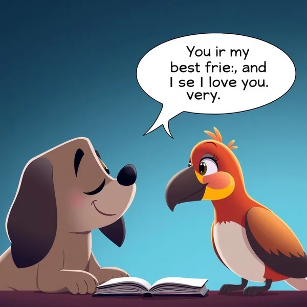 Image representing friendship with the text: You are my best friend, and I love you very much.