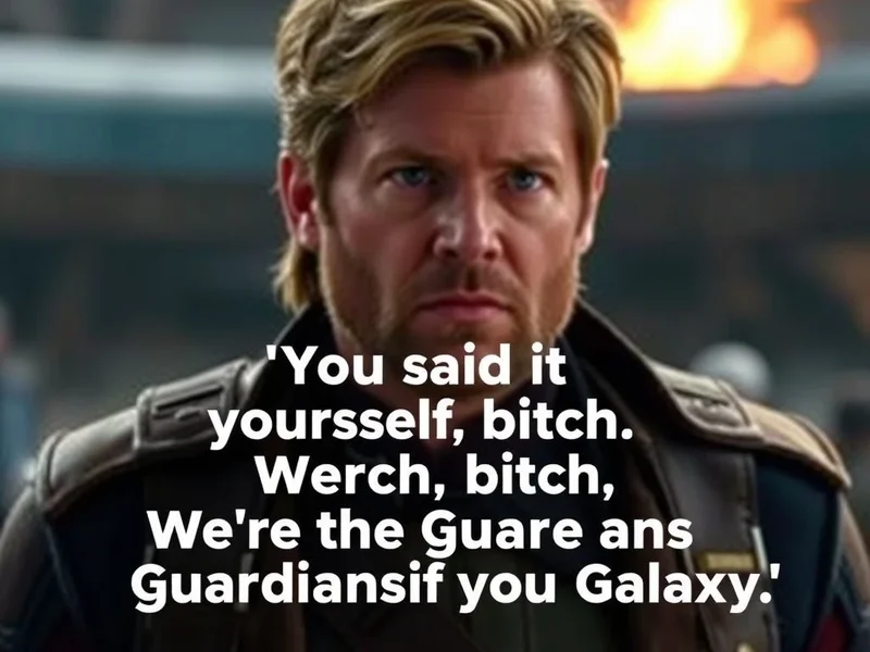 Learn English with the quote: You said it yourself, bitch. We're the Guardians of the Galaxy.
