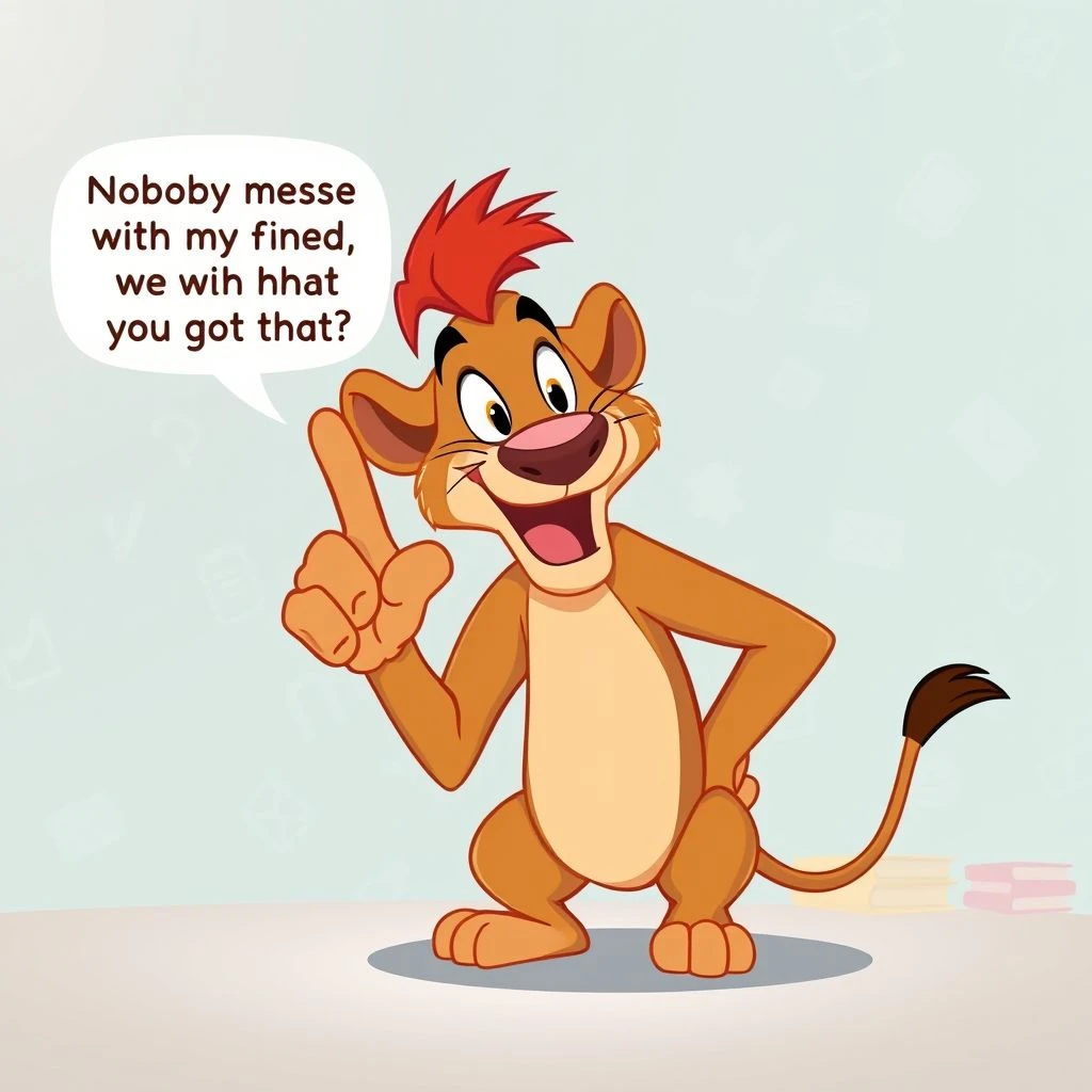 Học tiếng Anh qua Nobody messes with my friend Simba, you got that?