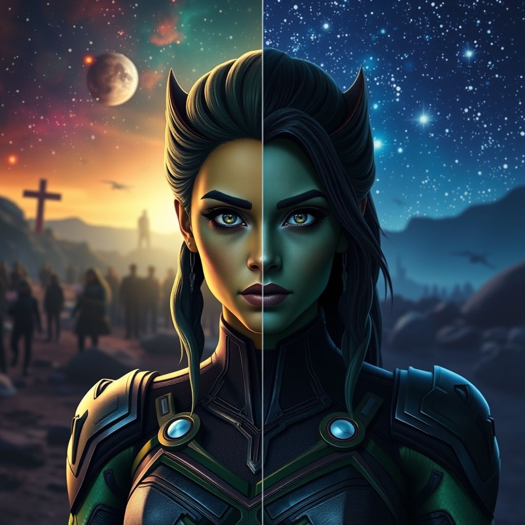 Learn English with Gamora's Quote: "I have lived most my life surrounded by my enemies. I would be grateful to die surrounded by my friends."