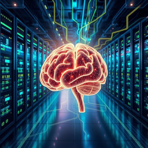 Image: A visual representation of backend development concepts like servers and databases