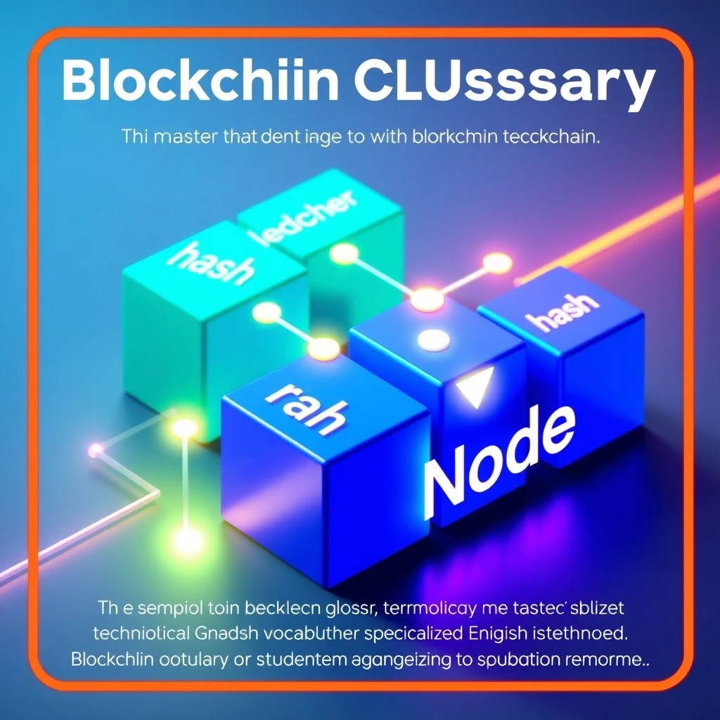 Blockchain Glossary Tu Guía de Términos Clave Explicados