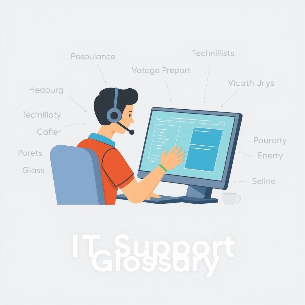 Vocabulario Esencial IT Support Glossary Términos Tecnológicos Clave