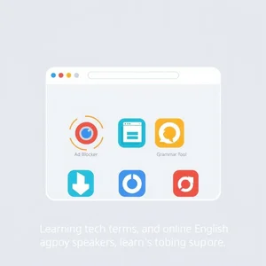 Browser Extensions Glossary Términos Clave para Estudiantes de Inglés